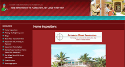 Desktop Screenshot of akeywesthomeinspector.com